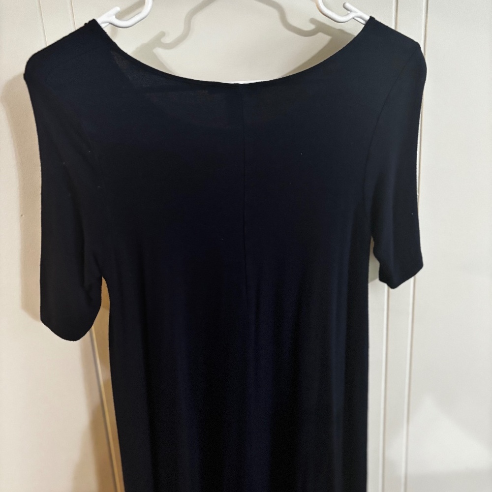 Knee length simple dress